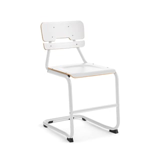 Skolēnu krēsls LEGERE II, augstums 500 mm, balts, balts