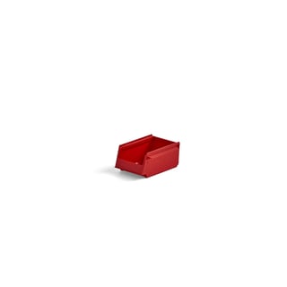 Multifunktionel opbevaringskasse AJ 9000, serie 75, 170x105x75 mm, rød