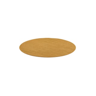 Round rug KEVIN, Ø 2500 mm, yellow