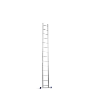Single aluminium ladder APEX, 14 treads, H 4000 mm