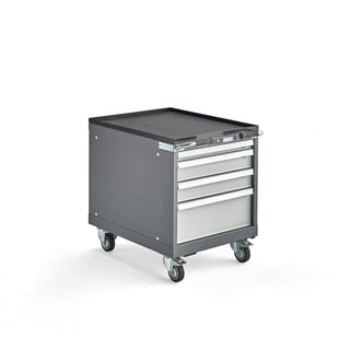 Workshop drawer unit CROWN, mobile, 715x565x725 mm, 4 drawers