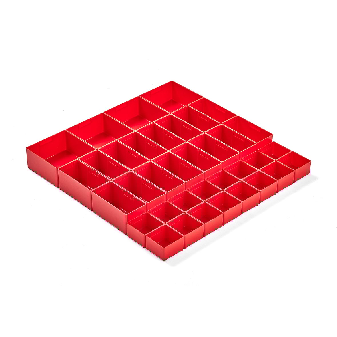 Plastic drawer insert CROWN for drawer height 75175 mm, 36