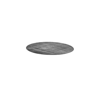 Round rug ROBIN, Ø 2000 mm, light grey