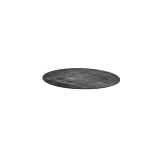 Okrągły dywan ROBIN, Ø 2000 mm, ciemnoszary