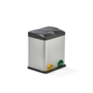 Odpadkový kôš na triedenie odpadu ADDISON, 30 L (2x15L nádoba)
