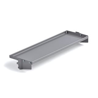 Kantelbare metalen plank voor werkbank MOTION, 645x210 mm