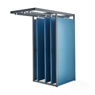 Heavy-duty pull-out tool storage panels