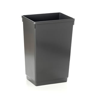 Recycling bin TOM, 565x375x280 mm, 50 L, dark grey