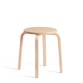 Wooden stool NEMO, H 430 mm, birch