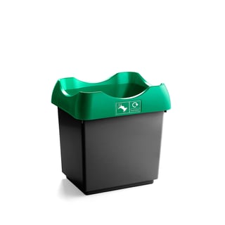 Recycling lid TOM, green