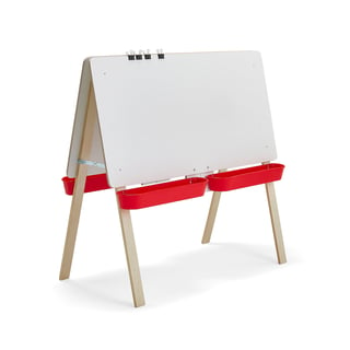 Double painting easel, for four children