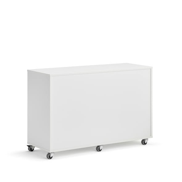 Student storage CASPER, 12 drawers, white AJ Products