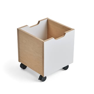 Drawer insert RICO with wheels, white