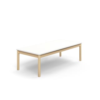Table DECIBEL, 1800x800x530 mm, noise reducing HPL, white