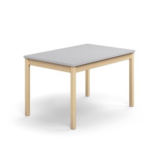 Table DECIBEL, 1200x800x720 mm, noise reducing HPL, grey