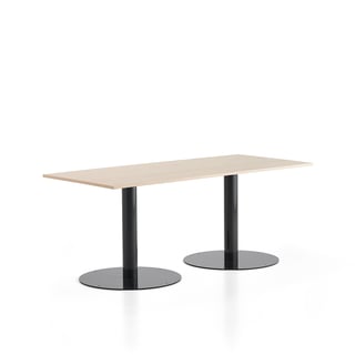 Table ALVA, 1800x800x720 mm, anthracite, birch