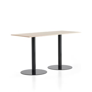 Bar table ALVA, 1800x800x1000 mm, anthracite, birch