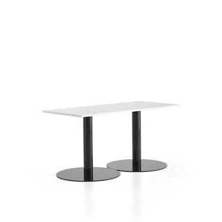 Pöytä ALVA, 1400x700x720 mm, antrasiitinharmaa, valkoinen