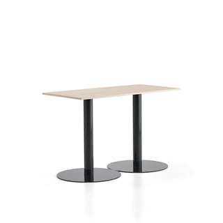 Stół ALVA, 1400x700x900 mm, antracyt, brzoza