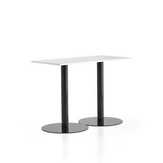 Barski stol ALVA, 1400x700x1000 mm, antracit, bijela