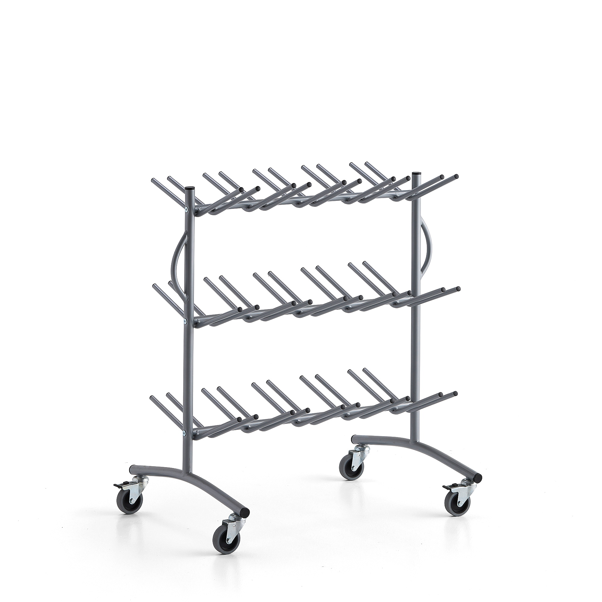 Rolling deals shoe racks