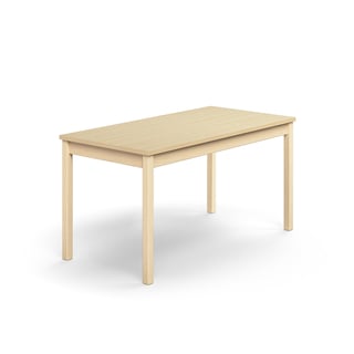 Stôl EUROPA, 1400x700x720 mm, laminát - breza, breza