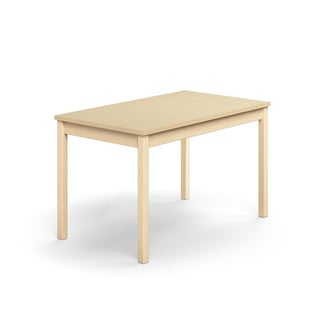 Stôl EUROPA, 1200x700x720 mm, laminát - breza, breza