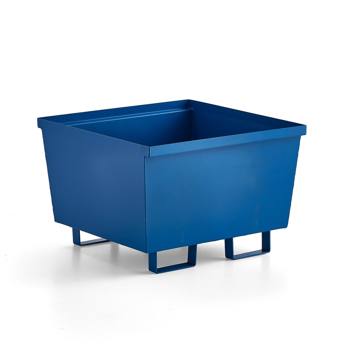 Drum pallet, 800x800x545 mm, no grid, blue AJ Products