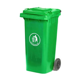 Universal wheelie bin, 940x460x550 mm, 120 L, green