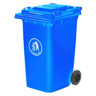 Universal wheelie bin, 1000x590x750 mm, 240 L, blue