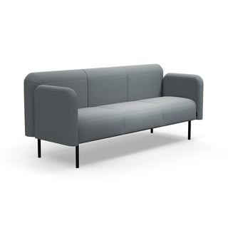 Sofa VARIETY, 3-personers, stof Pod CS, sølvgrå