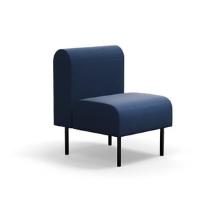 Modular sofa VARIETY, 1-seater, fabric Pod CS, navy blue