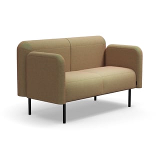 Sofa VARIETY, 2-seater, fabric Blues CSII, turquoise/orange