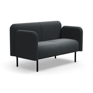 Sofa VARIETY, 2-Sitzer, Stoff Pod CS, anthrazit