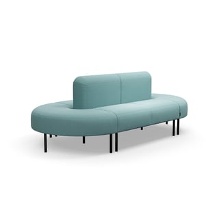 Dīvāns VARIETY, aizvērta forma, audums Pod CS, tirkīza