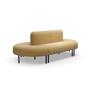 Sofa VARIETY, double-sided oval, fabric Pod CS, yellow