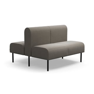 Sofa modułowa VARIETY, 2-osobowa, podwójna, tkanina Pod CS, taupe