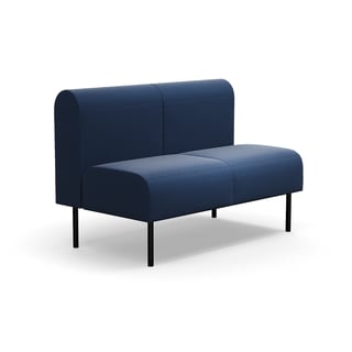 Modulsofa VARIETY, 2-personers sofa, stof Pod CS, marineblå