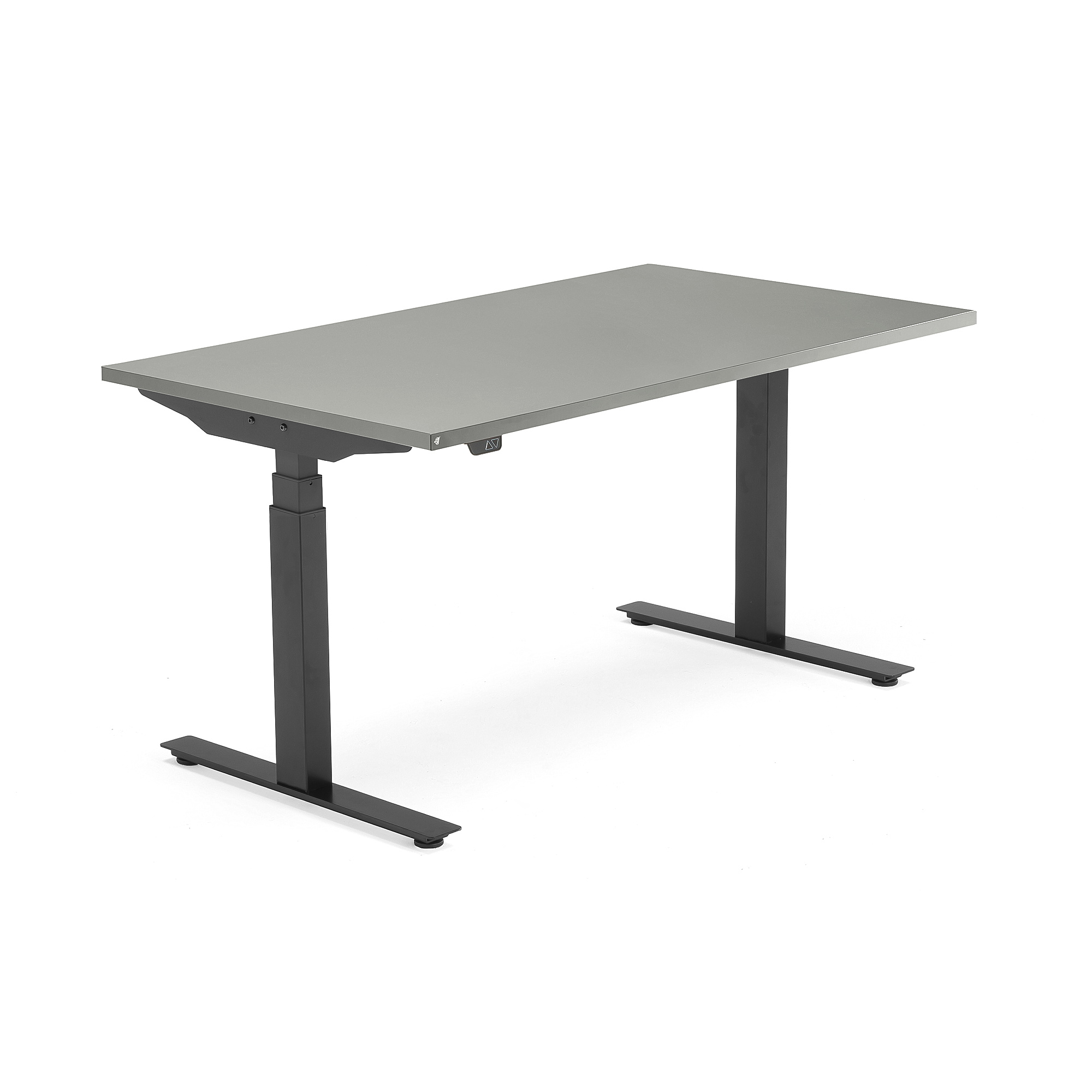 Grey store adjustable desk