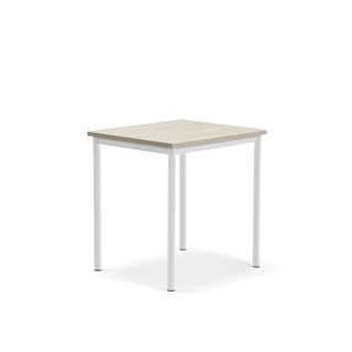 Pöytä BORÅS PLUS, 700x600x720 mm, saarnilaminaatti, valkoinen