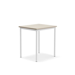 Pöytä BORÅS PLUS, 700x600x760 mm, saarnilaminaatti, valkoinen