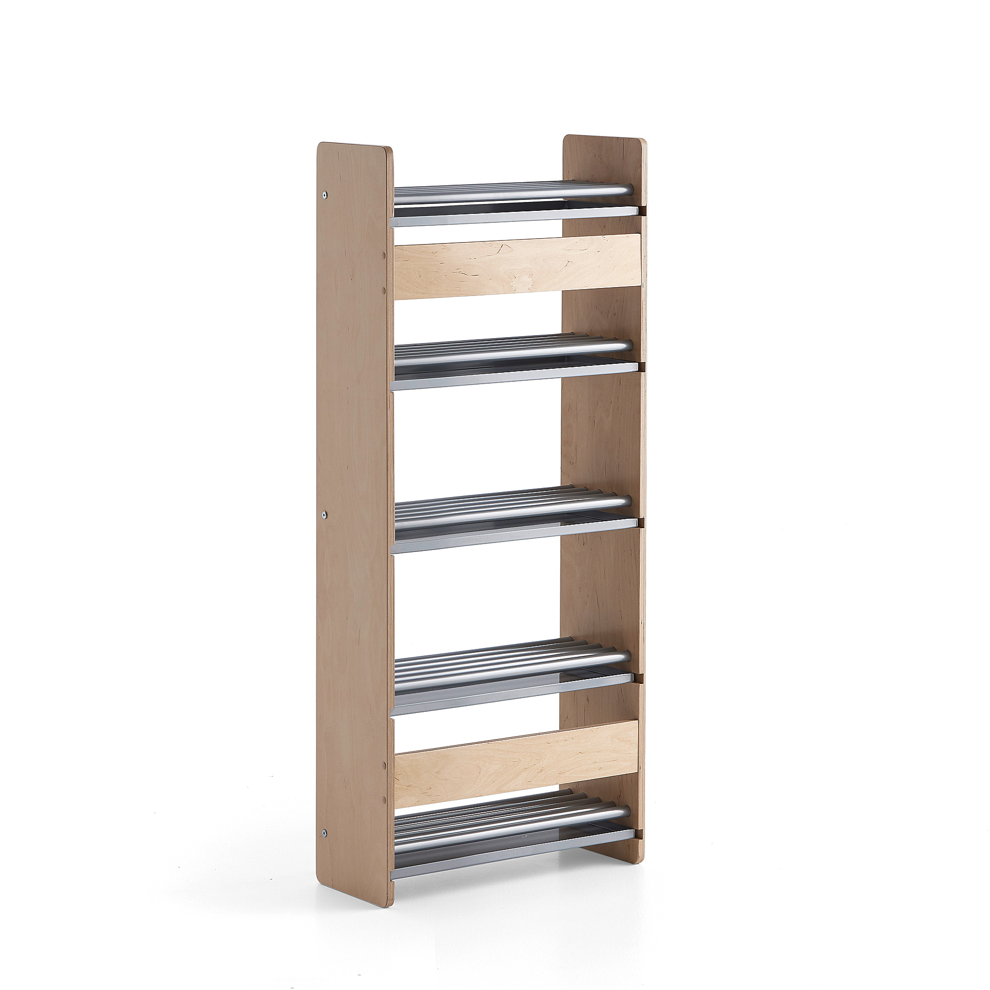 Birch shoe store rack