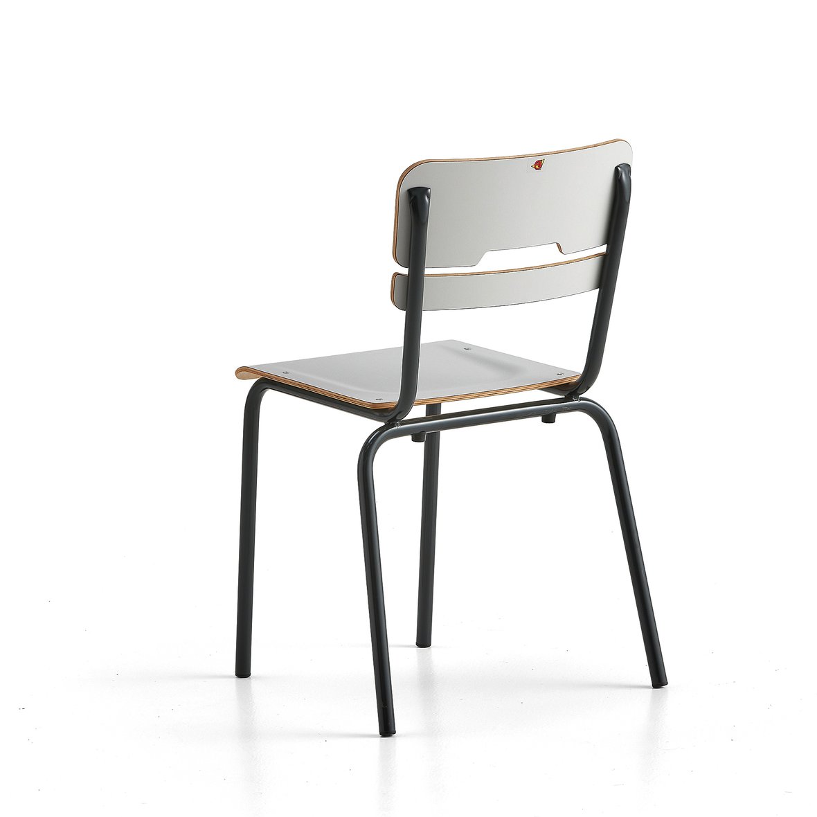 Classroom chair SCIENTIA, H 460 mm, anthracite/grey AJ Products