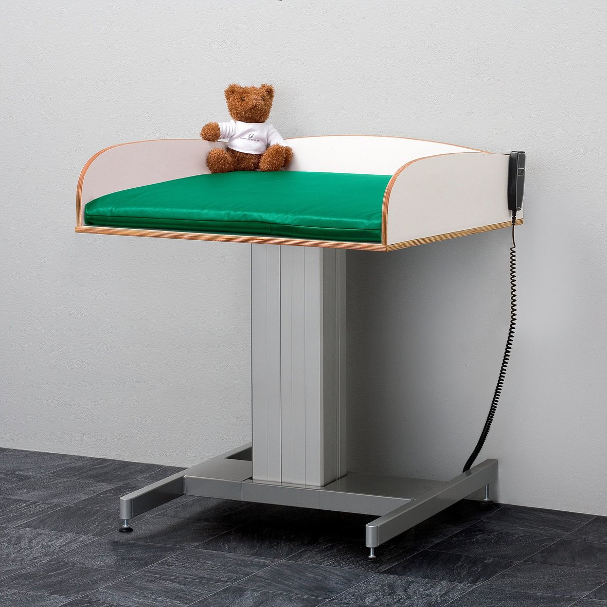 Heightadjustable baby changing table NEIL, without sink, 800x800 mm