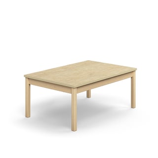 Stół DECIBEL, 1200x800x530 mm, dźwiękochłonne linoleum, beżowy