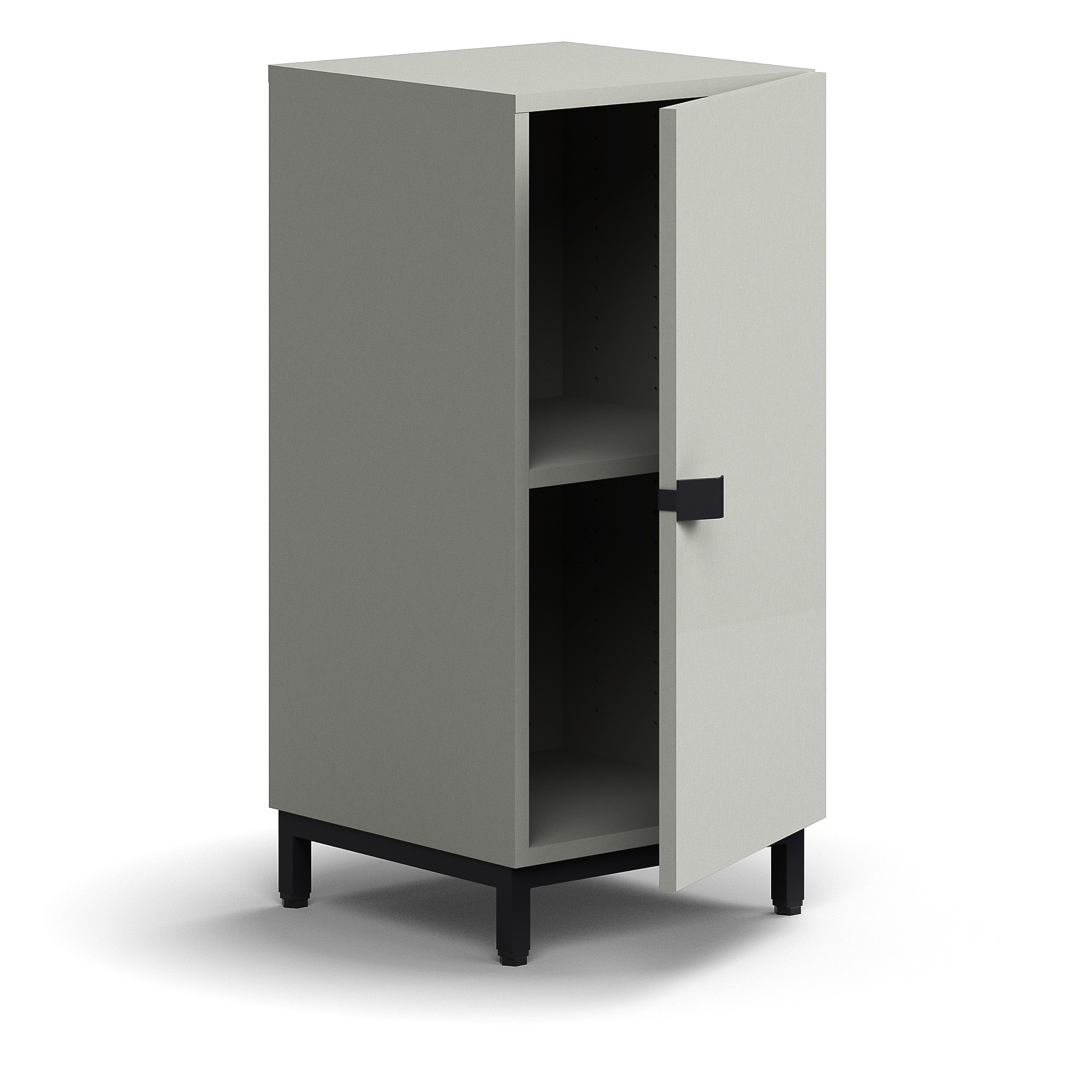 Black shelf deals cabinet