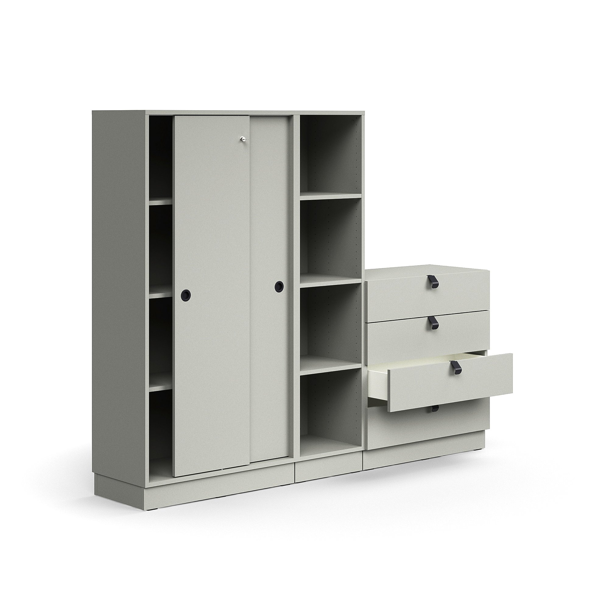 Lockable shelving deals unit