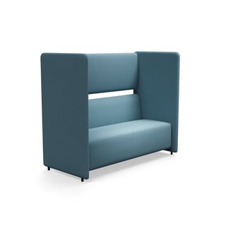 Sofa CLEAR SOUND, 3-osobowa, tkanina Focus Melange, błękitny
