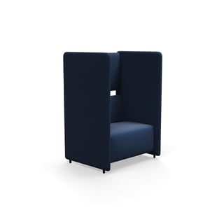 Atzveltnes krēsls CLEAR SOUND, 1,5 vietīgs, audums Pod CS, tumši zils