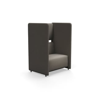 Armchair CLEAR SOUND, 1.5-seater, fabric Pod CS, taupe